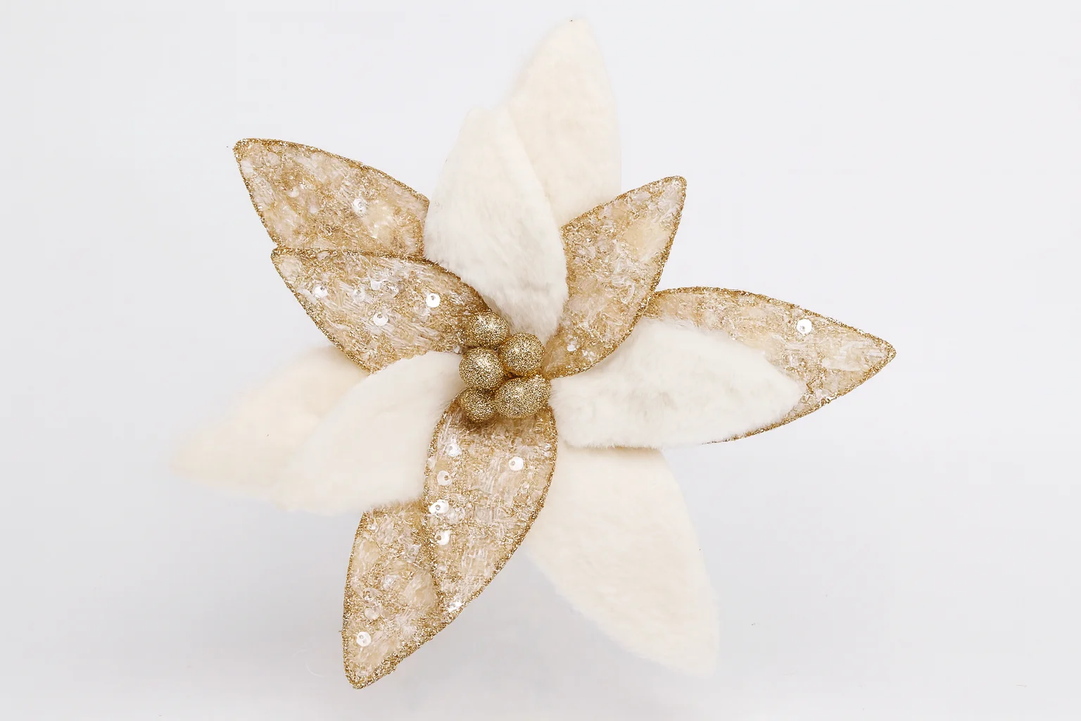 Artisan Felt Poinsettia