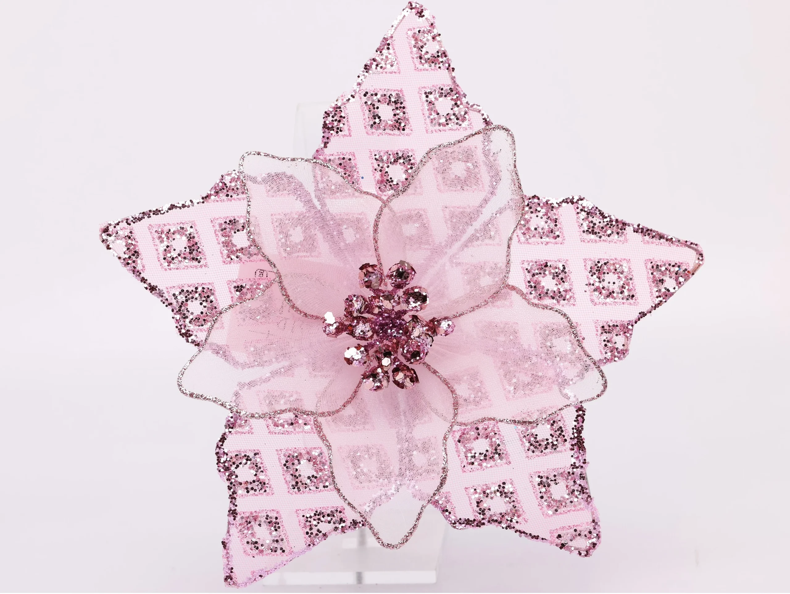 Blush Pink Mesh Overlay Magnolia