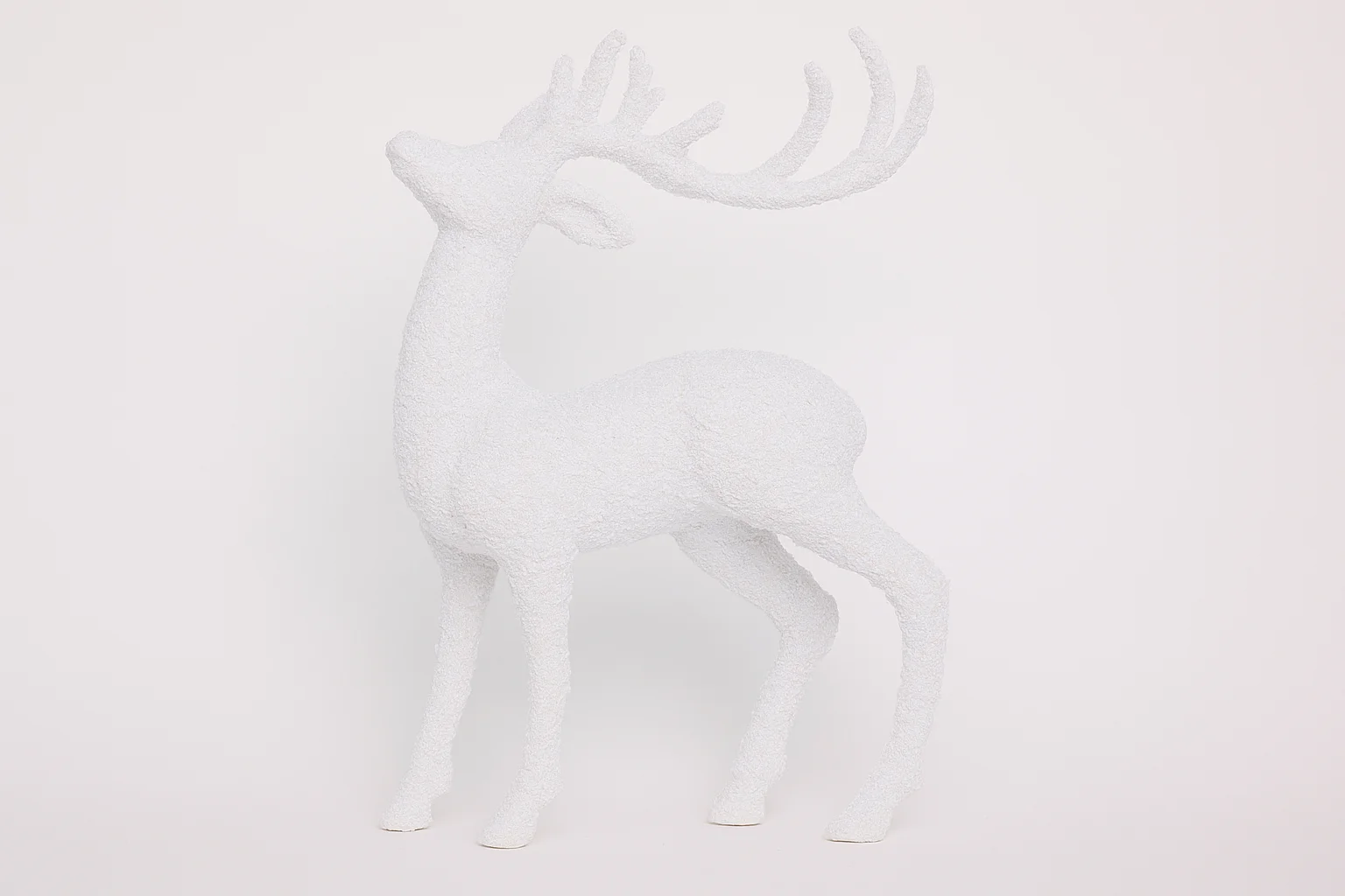 Modern Geometric Wireframe Deer